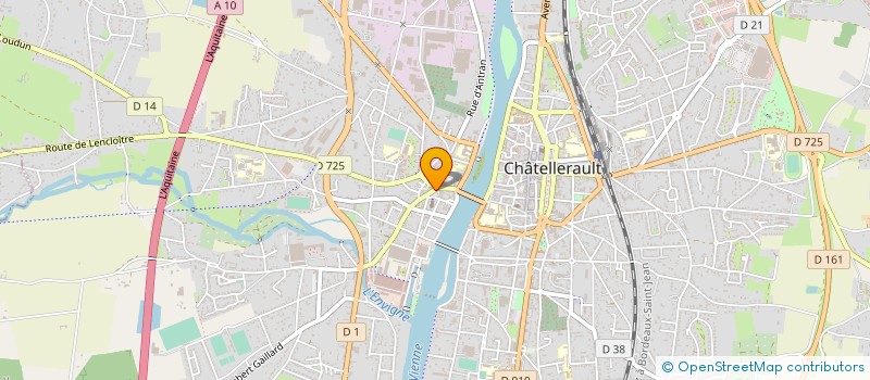 localisation de l'entreprise BPR RENOVATION à CHATELLERAULT
