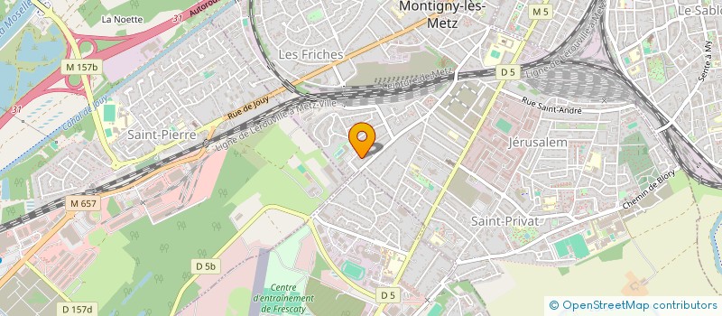 localisation de l'entreprise BPRM à MONTIGNY-LES-METZ
