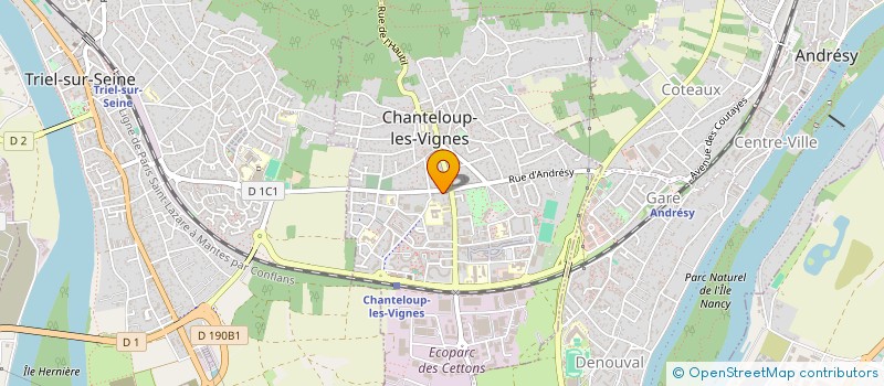 localisation de l'entreprise BPRO SOLUTIONS à CHANTELOUP-LES-VIGNES