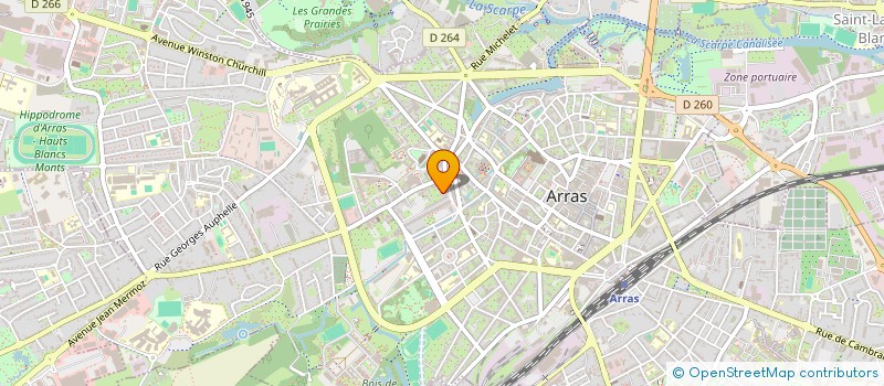 localisation de l'entreprise BPROM à ARRAS