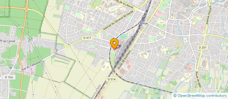 localisation de l'entreprise BPS à COLMAR