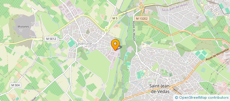 localisation de l'entreprise BPS  LAVERUNE