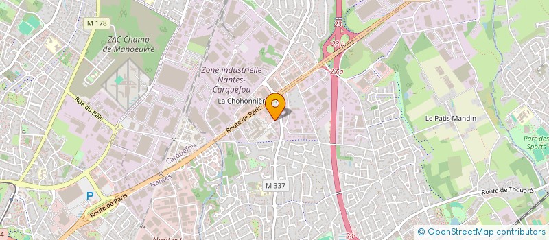 localisation de l'entreprise BPS  SAINTE-LUCE-SUR-LOIRE