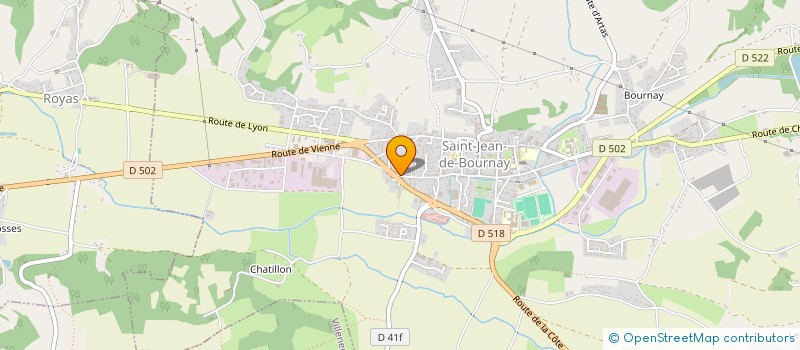 localisation de l'entreprise BPS  SAINT-JEAN-DE-BOURNAY