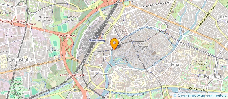localisation de l'entreprise BPS AUDIT HOLDING à STRASBOURG