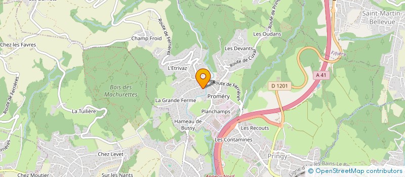 localisation de l'entreprise BPS & CONSEIL à ANNECY
