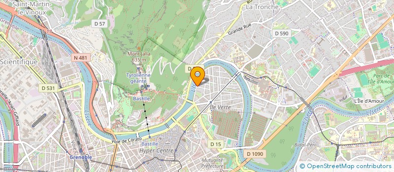 localisation de l'entreprise BPS IMMO  GRENOBLE