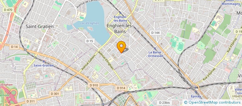 localisation de l'entreprise BPS IMMO à ENGHIEN-LES-BAINS