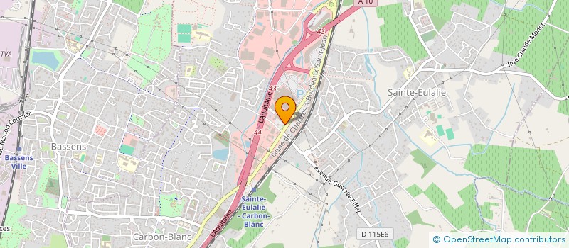 localisation de l'entreprise BPSE  SAINTE-EULALIE