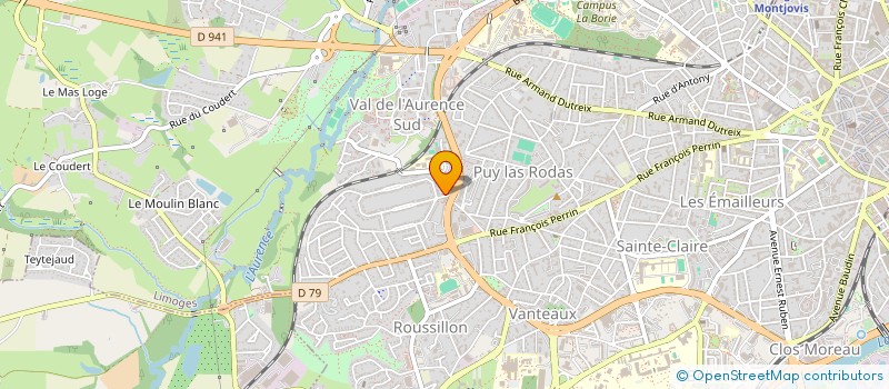 localisation de l'entreprise BPSELECTIONS à LIMOGES