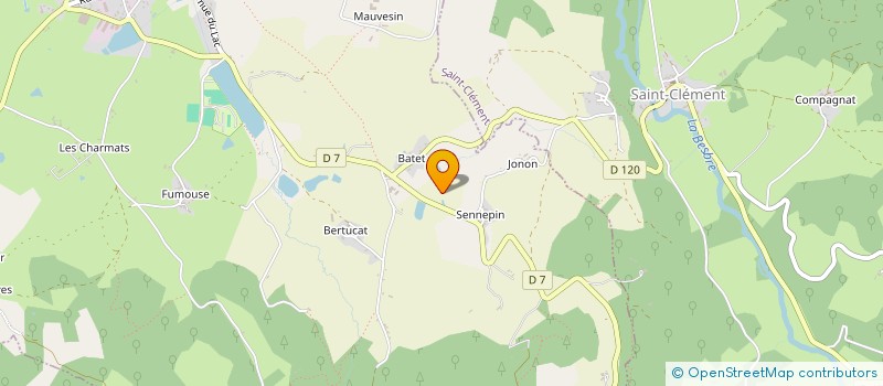 localisation de l'entreprise BPSM  LE MAYET DE MONTAGNE