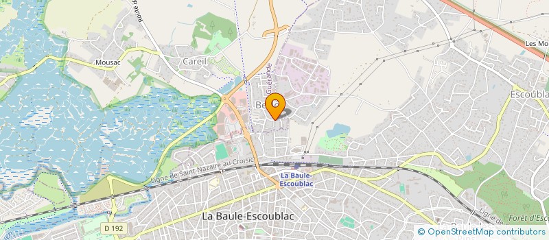 localisation de l'entreprise BPST  GUERANDE