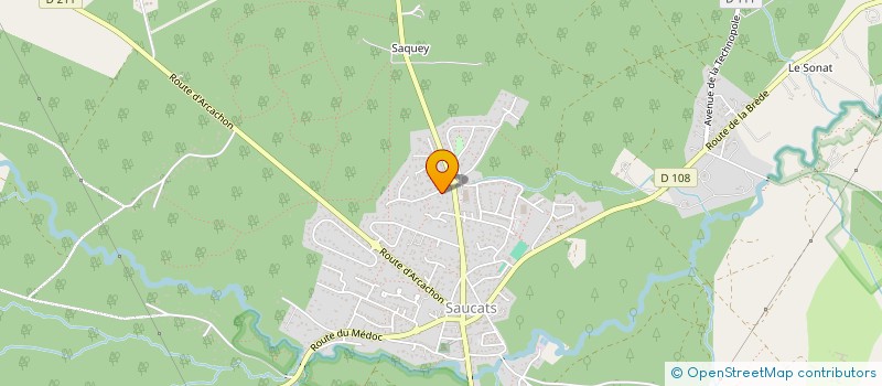 localisation de l'entreprise BPTEC33  SAUCATS