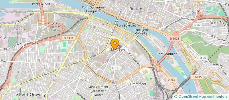 localisation de l'entreprise BPTW EUROPE à ROUEN