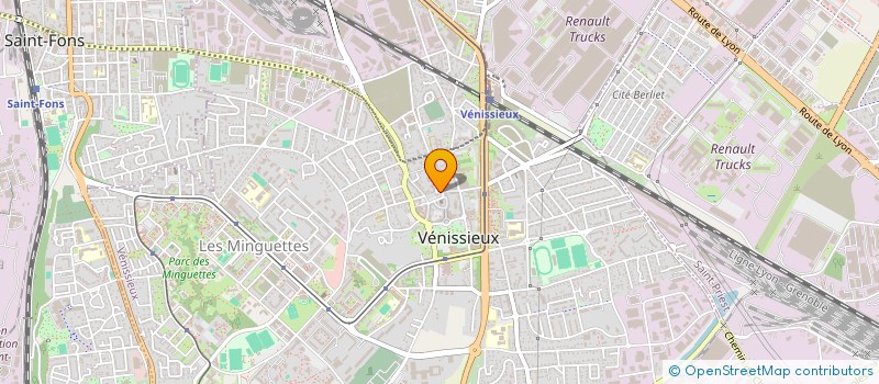 localisation de l'entreprise BPV à VENISSIEUX