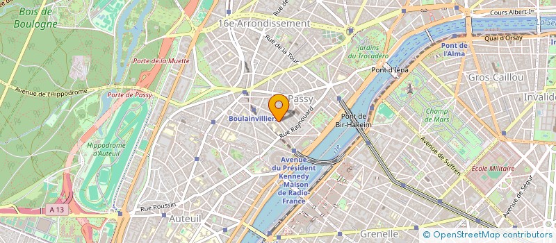 localisation de l'entreprise BPV  PARIS