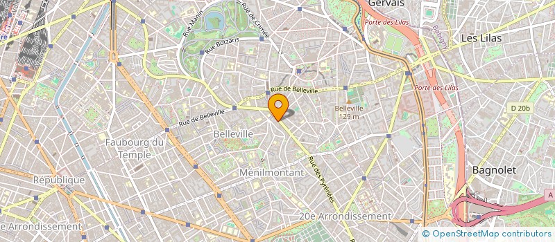 localisation de l'entreprise BPY à PARIS