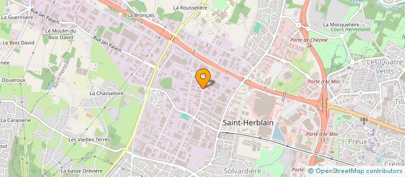 localisation de l'entreprise BPY EXPLOITATION à SAINT-HERBLAIN