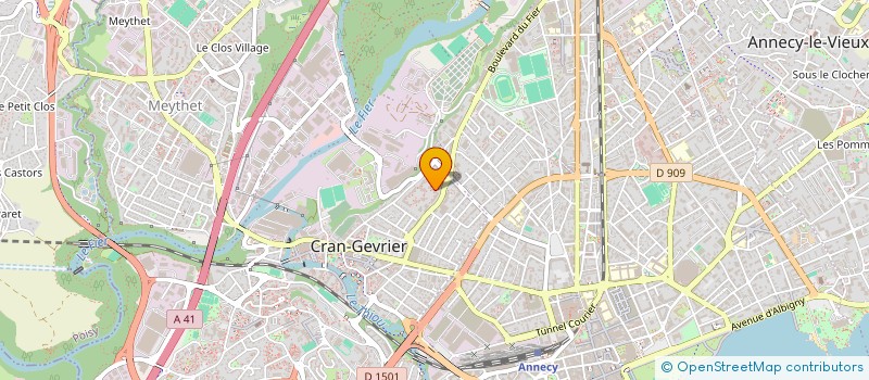 localisation de l'entreprise BPZ CABINET DU VERNAY  ANNECY