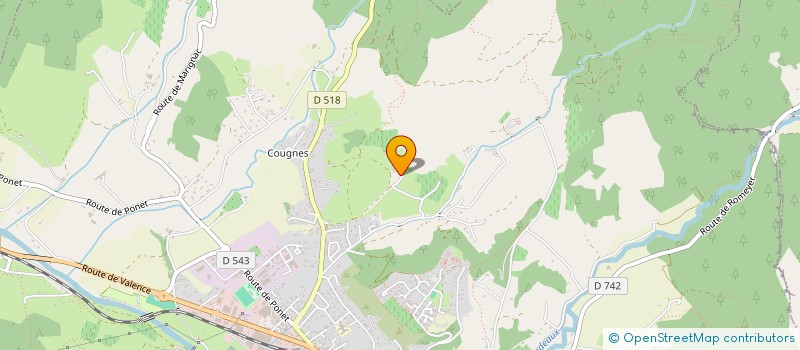 localisation de l'entreprise BQB MIRABEL  DIE