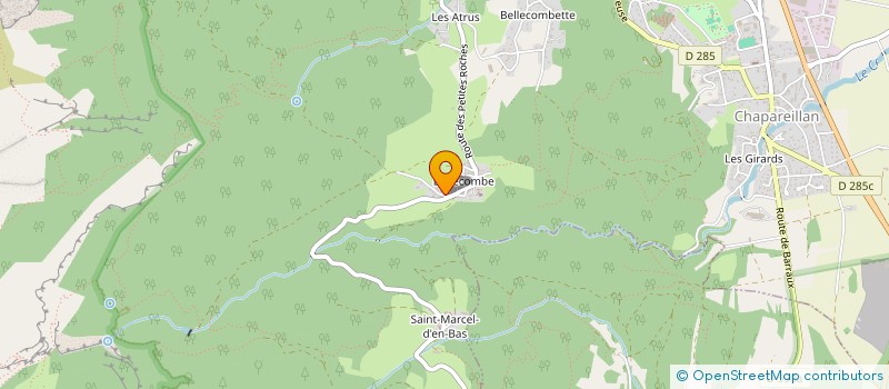 localisation de l'entreprise BQD PROCESS  CHAPAREILLAN