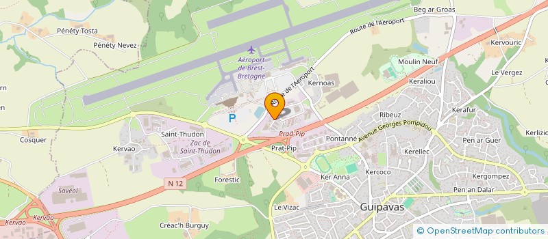 localisation de l'entreprise BQI CONCEPT à GUIPAVAS