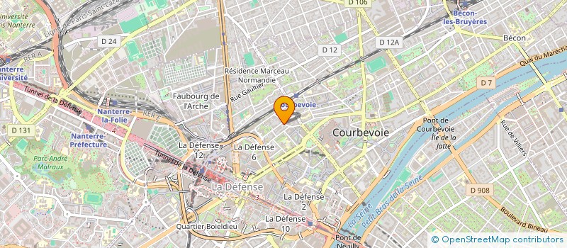 localisation de l'entreprise BQJ ENGINEERING à COURBEVOIE