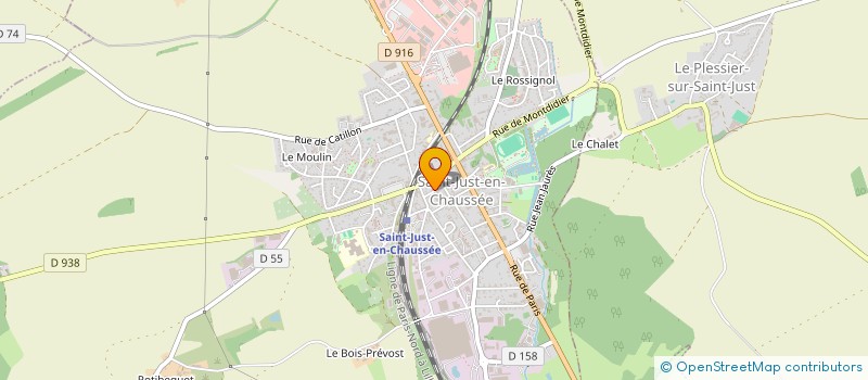 localisation de l'entreprise BQL à SAINT-JUST-EN-CHAUSSEE