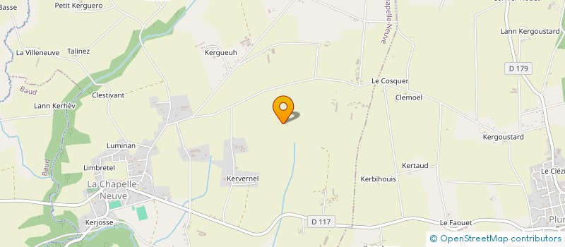 localisation de l'entreprise BQLG COUVERTURE  LA CHAPELLE-NEUVE