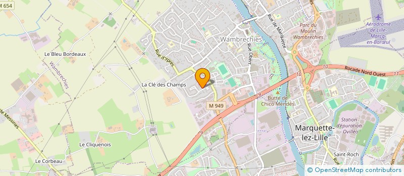 localisation de l'entreprise BQSD  WAMBRECHIES