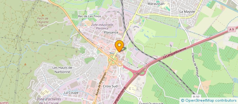 localisation de l'entreprise BR 11  NARBONNE