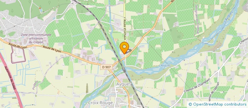 localisation de l'entreprise BR  ORANGE