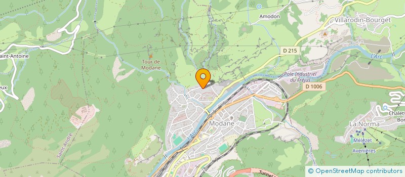 localisation de l'entreprise BR  MODANE