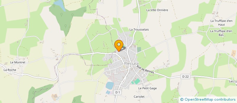 localisation de l'entreprise BR à LE MENE