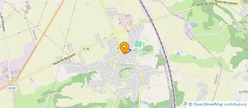 localisation de l'entreprise BR  DIEMOZ
