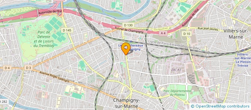localisation de l'entreprise BR à CHAMPIGNY-SUR-MARNE