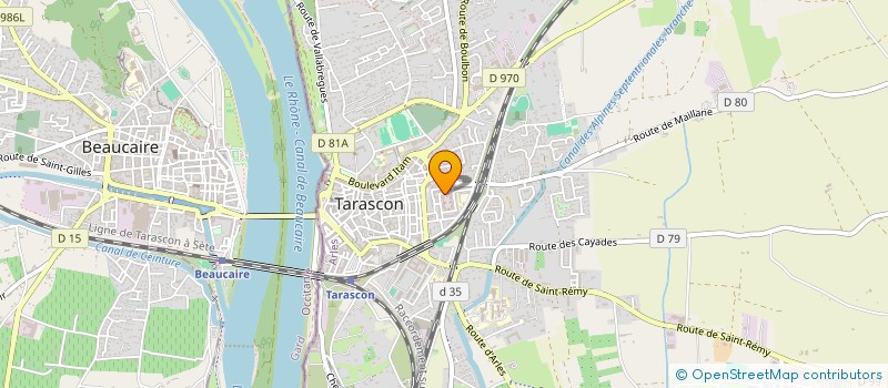 localisation de l'entreprise BR AGRI à TARASCON