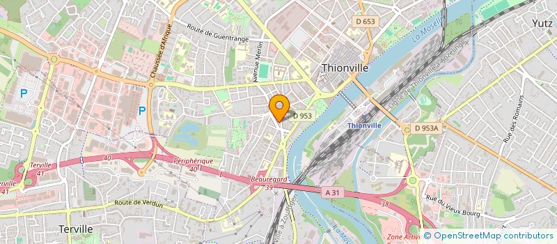 localisation de l'entreprise BR AMENAGEMENT à THIONVILLE