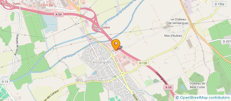 localisation de l'entreprise BR AQUITAINE  CAISSARGUES