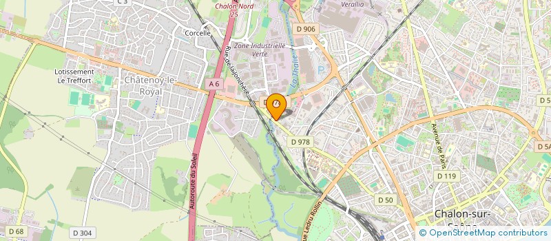 localisation de l'entreprise BR AUDIT CHALON à CHALON-SUR-SAONE