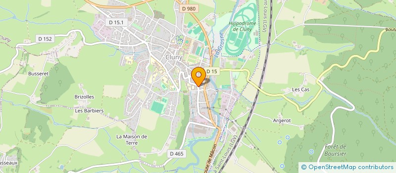 localisation de l'entreprise BR AUDIT CLUNY à CLUNY