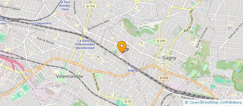 localisation de l'entreprise BR AUDITION à VILLEMOMBLE
