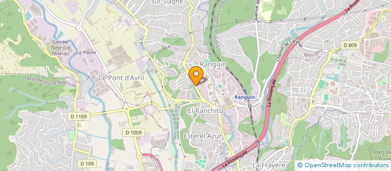 localisation de l'entreprise BR AUTO  VILLENEUVE-LOUBET