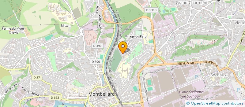 localisation de l'entreprise BR AUTOMATION à MONTBELIARD