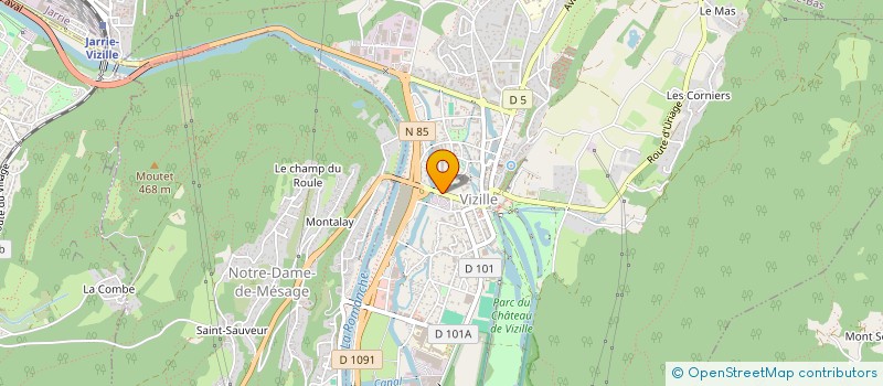 localisation de l'entreprise BR AUTOMOBILES à VIZILLE