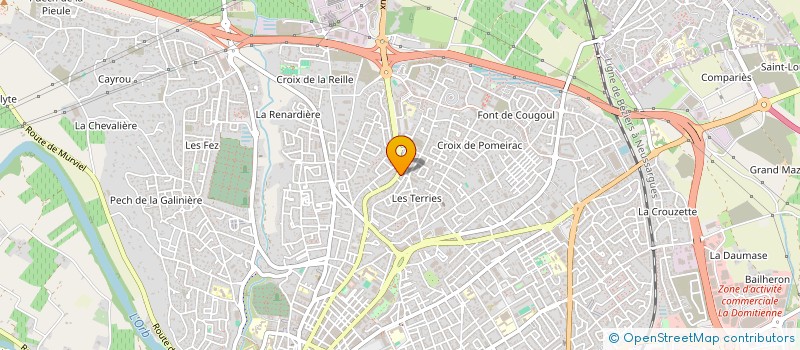 localisation de l'entreprise BR BAT  BEZIERS