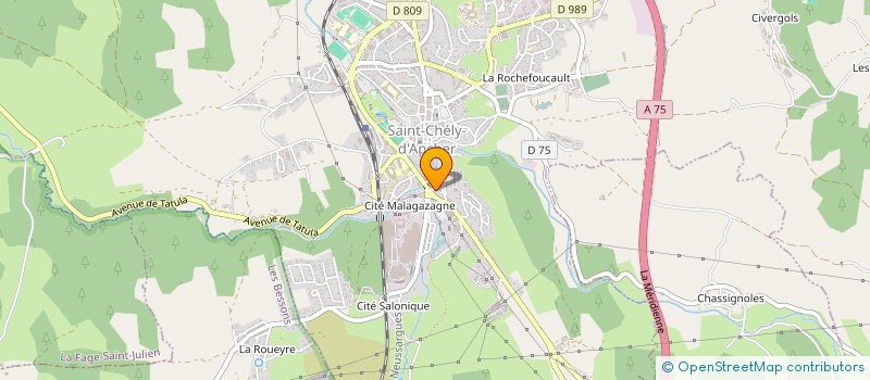 localisation de l'entreprise BR-BOIS à SAINT-CHELY-D'APCHER