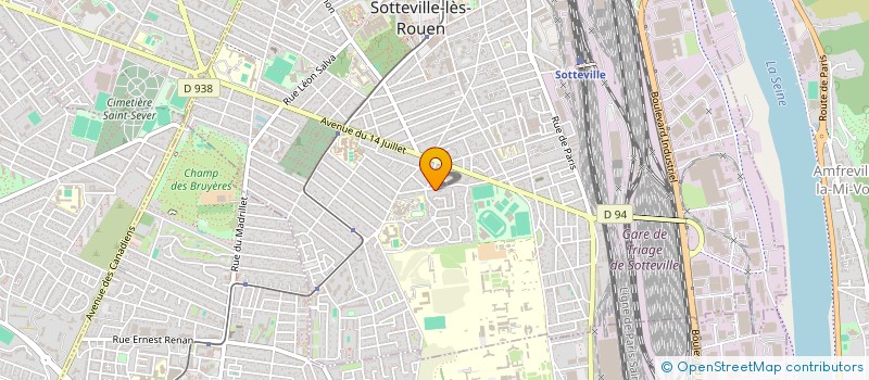 localisation de l'entreprise BR CAUCHOISE à SOTTEVILLE-LES-ROUEN