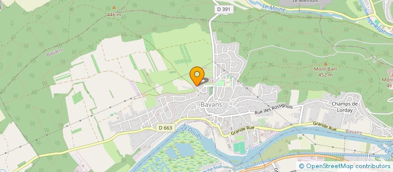 localisation de l'entreprise BR COMMUNICATION  BAVANS