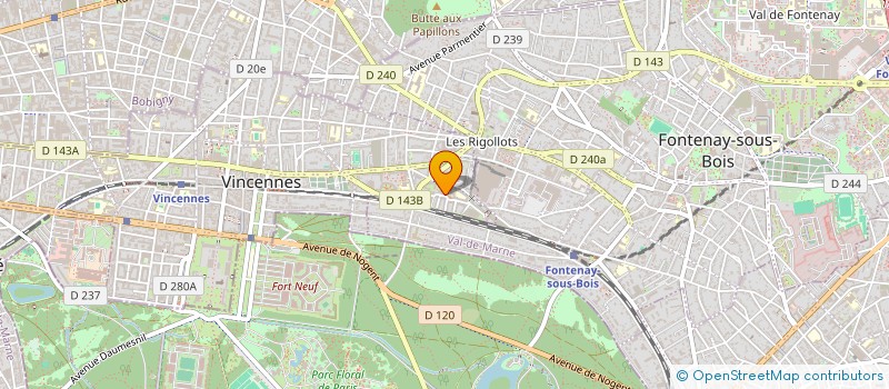 localisation de l'entreprise BR CONCEPT à VINCENNES